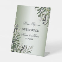 ウェディングパーティグリーン葉オリーブブラックオリーブエレガント