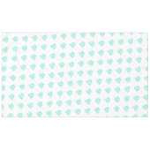 ウェディングパーティテーブルターコイズタイポグラフィ テーブルクロス (正面(横))