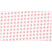 ウェディングパーティテーブルレッドタイポグラフィ テーブルクロス (正面(横))