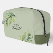 ウェディングパーティパームリーフ任意の色の花嫁 ドップキット (右コーナー)