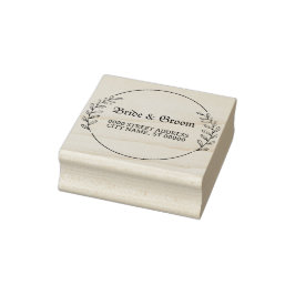 ウェディングパーティフローラエレガント装飾 ラバースタンプ