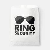 ウェディングパーティリングや輪セキュリティ結婚ズリングや輪 フェイバーバッグ (正面)