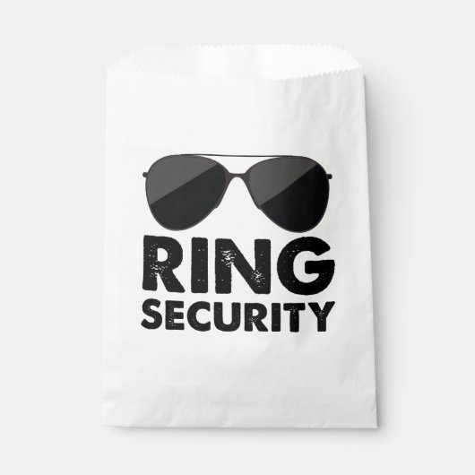 ウェディングパーティリングや輪セキュリティ結婚ズリングや輪 フェイバーバッグ (正面)