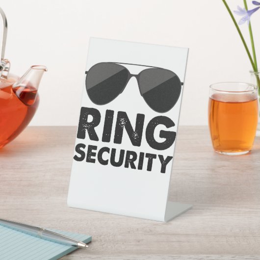 ウェディングパーティリングや輪セキュリティ結婚ズリングや輪 台座サイン (インサイチュ)