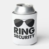 ウェディングパーティリングや輪セキュリティ結婚ズリングや輪 缶クーラー (缶正面)