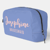 ウェディングパーティーと花嫁のためのオーダーメイドコスメポーチギフト ドップキット (右コーナー)