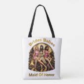 ウェディングパーティーにおける花嫁の大切な友人としての誇り トートバッグ (裏面)