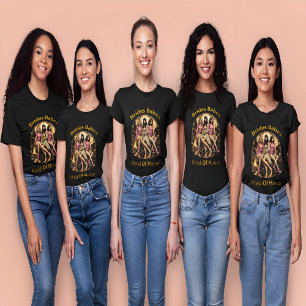 ウェディングパーティーにおける花嫁の最良の友情と誇り Tシャツ
