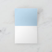 ウェディングパーティーに来てくれる？（淡い青） 招待状 (内部)