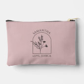 ウェディングパーティーのお嬢さんへ メイクポーチ 副花嫁 最高の友人 アクセサリーポーチ (裏面)