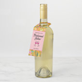 ウェディングパーティーのお手伝いにはワインがよく合う ボトルネックタグ (アングル)