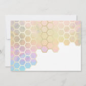 ウェディングパーティーのお誘い ゴールデンビー 招待状 (裏面)