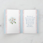 ウェディングパーティーのお願い - 青 招待状 (内部)