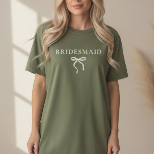 ウェディングパーティーのためのオリジナルブライズメイドシャツ - 結婚式の贈り物 Tシャツ