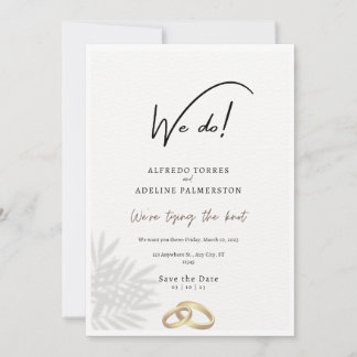 ウェディングパーティーのためのカードを作成します。ダウンロードは即時対応です。 招待状