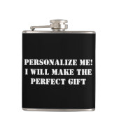 ウェディングパーティーのための特別な贈り物、父の日 フラスク (正面)