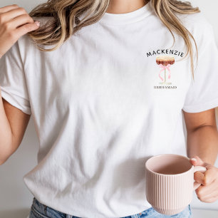 ウェディングパーティーのための特別な贈り物 ~花嫁とその仲間たちのためのカスタムシャツ~ Tシャツ