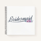 ウェディングパーティーのための美しいカリグラフィーゲストブックノート ノートブック (正面)