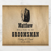 ウェディングパーティーのギフト - ラスティック ウェディング フェイバー 西部風 ビールラベル (シングルラベル)