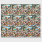 ウェディングパーティーの包装紙 ラッピングペーパー (フラット)