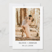 ウェディングパーティーの後の楽しい披露宴 招待状 (裏面)