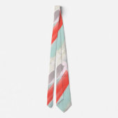 ウェディングパーティーの色分け コーラル+ミント ネクタイ (裏面)