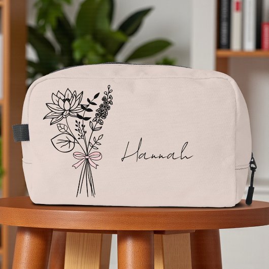 ウェディングパーティーへの特別な贈り物 フラワーピンクのボウ ドップキット