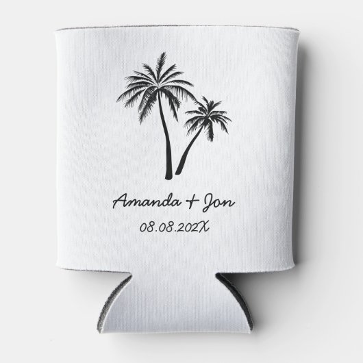 ウェディングパーティーウィピオンパームツリービーチガールズウィークエンド 缶クーラー (正面)