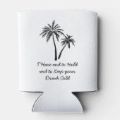 ウェディングパーティーウィピオンパームツリービーチガールズウィークエンド 缶クーラー (裏面)