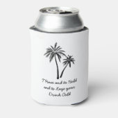 ウェディングパーティーウィピオンパームツリービーチガールズウィークエンド 缶クーラー (缶裏面)