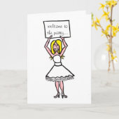 ウェディングパーティーカード カード (黄色い花)