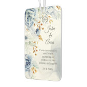 ウェディングパーティーゲストお土産プレゼント カーエアーフレッシュナー (左)