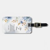 ウェディングパーティーゲストお土産プレゼント ラゲッジタグ (正面横)