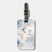 ウェディングパーティーゲストお土産プレゼント ラゲッジタグ (正面縦)