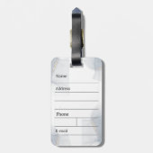 ウェディングパーティーゲストお土産プレゼント ラゲッジタグ (裏面縦)