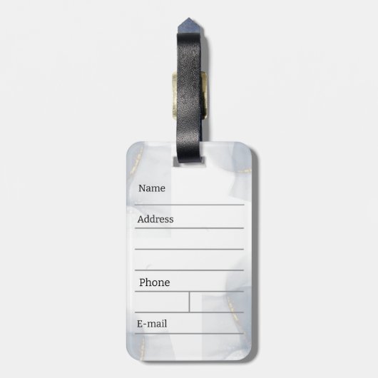 ウェディングパーティーゲストお土産プレゼント ラゲッジタグ (裏面縦)