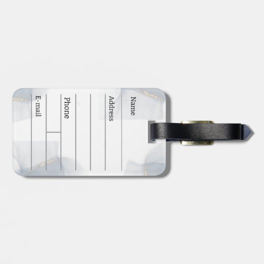 ウェディングパーティーゲストお土産プレゼント ラゲッジタグ (裏面横)