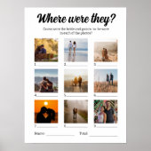 ウェディングパーティーゲーム彼らが推測していた写真 ポスター (正面)