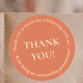 ウェディングパーティーサンキュー結婚式の引き出物シール ラウンドシール