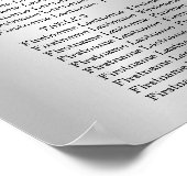 ウェディングパーティーシルバーハートグレイエレガントブラック ポスター (角)