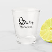 ウェディングパーティーパーソナライズされたショットグラスの贈り物 ショットグラス (正面)