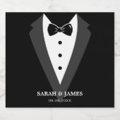 ウェディングパーティービールボトル ビールラベル (シングルラベル)