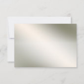 ウェディングパーティーホワイトバーズコカトゥーグリーン葉 出欠カード (裏面)