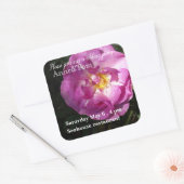 ウェディングパーティー招待状シール スクエアシール (封筒)