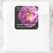 ウェディングパーティー招待状シール スクエアシール (バッグ)