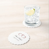 ウェディングパーティー紙コースター ペーパーコースター (インサイチュ)