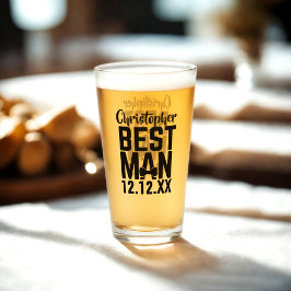 ウェディングパーティー花婿介添人ガラスタンブラー タンブラーグラス