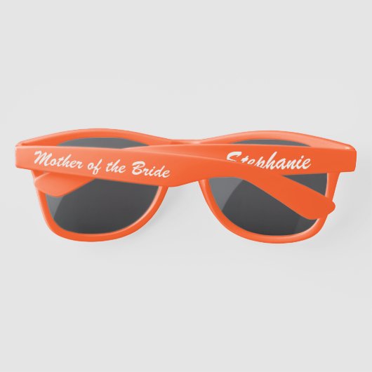 ウェディングパーティー選択YRカラープラスチックSunGlasses サングラス (裏面)