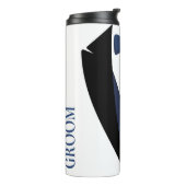 ウェディングパーティー グルーム タンブラー (回転左)