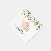 ウェディングパーティー ナプキン - ピンク スタンダードカクテルナプキン (角)